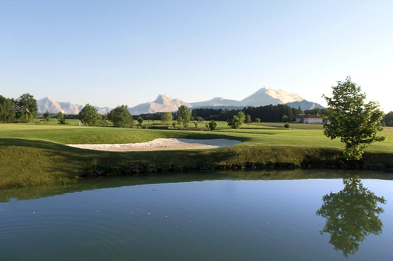 Golfclub Herzog Tassilo Bad Hall Golfplatz Aussicht